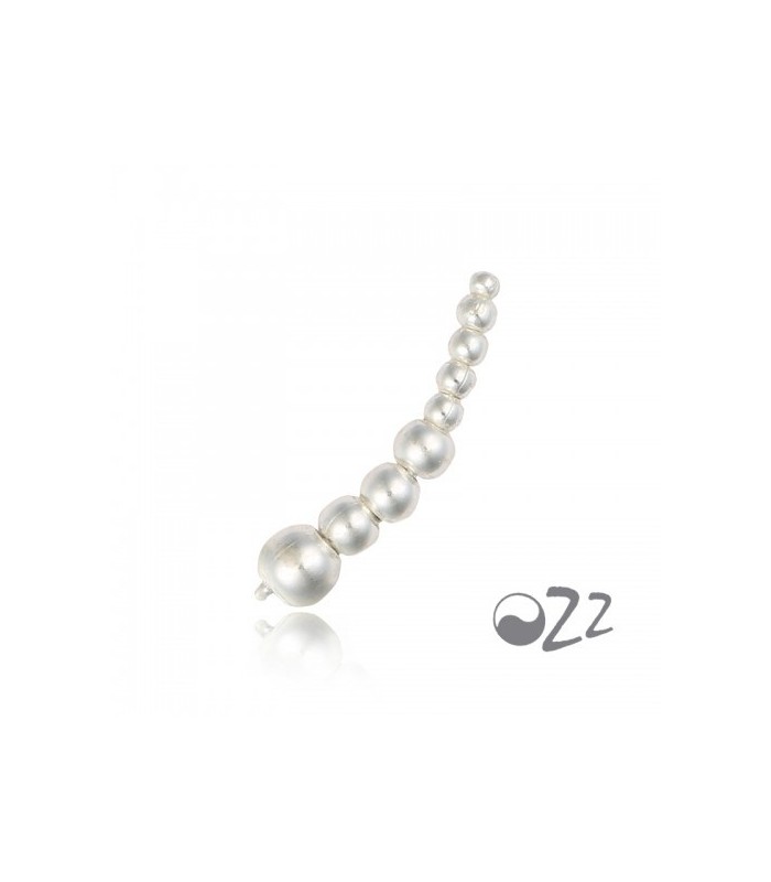 Hangen Opknappen Veilig Zilveren (925) oorbellen (earline) in parelstreng vorm | Oorbellenwebshop  voor oorbellen